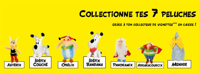 Peluches Astérix Obelix Lidl