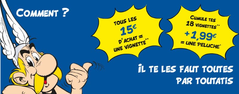 Vignettes Astérix Lidl